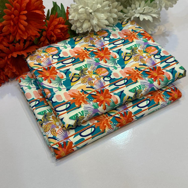 POLO COTTON PRINTED 2PC [ SALE OFFER ] PC-86