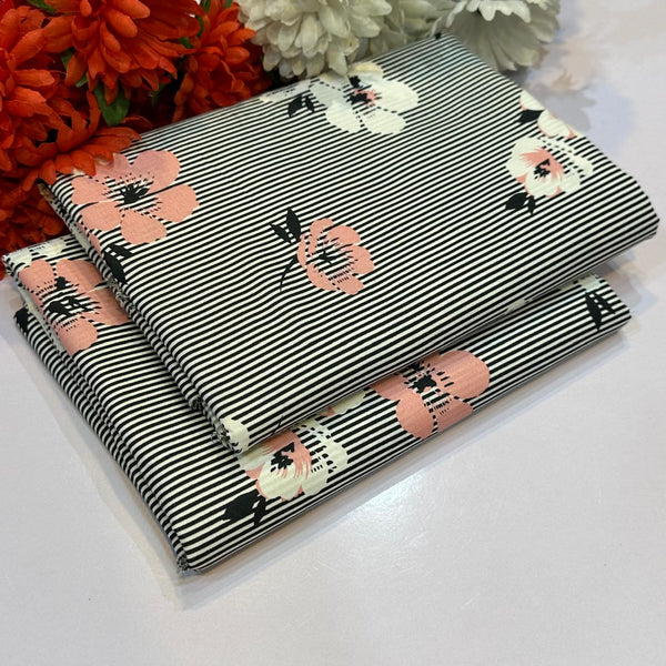 POLO COTTON PRINTED 2PC [ SALE OFFER ] PC-88