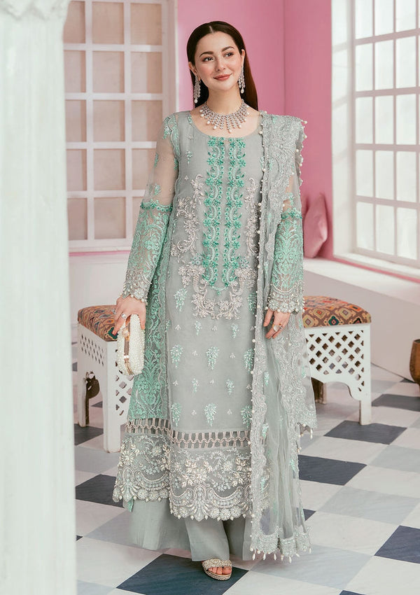 ELAAF BRIDAL ORGANZA Emb with stones handwork EB-C065